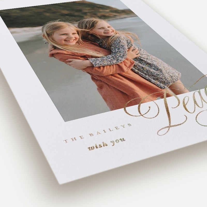 Joy Script Holiday Card