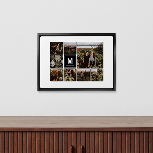 Photo Tiles 10x14 Black  Metal Print