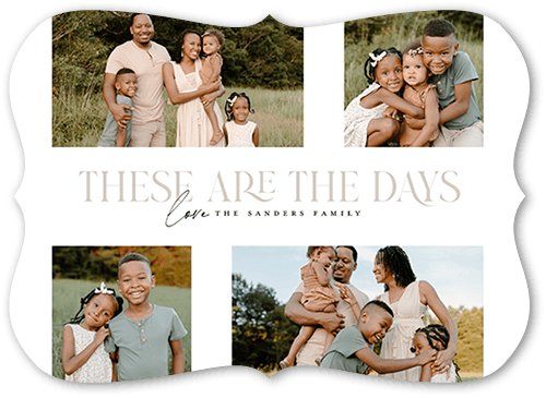 Exceptional Days 5x7 White  Holiday Card