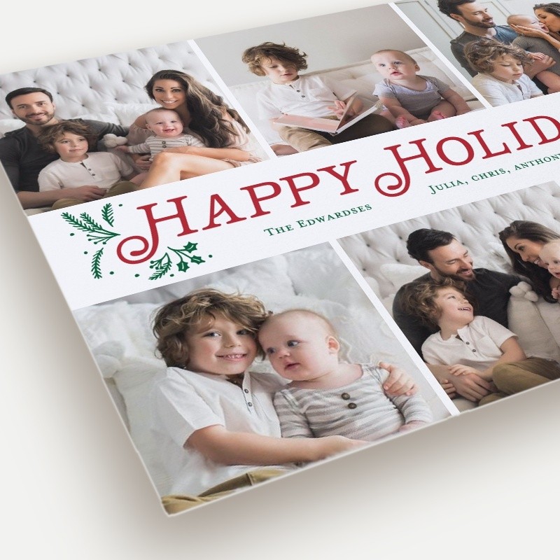 Botanical Banner Holiday Card