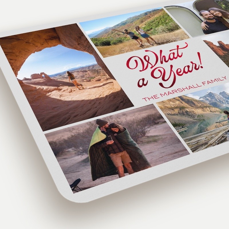 Year Recap New Year's Card