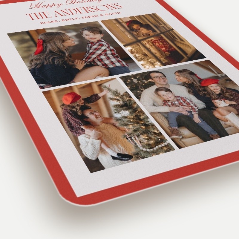Bordered Statement Holiday Card