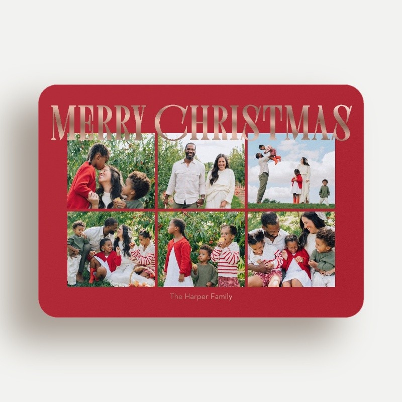 Elegant Serif Holiday Card