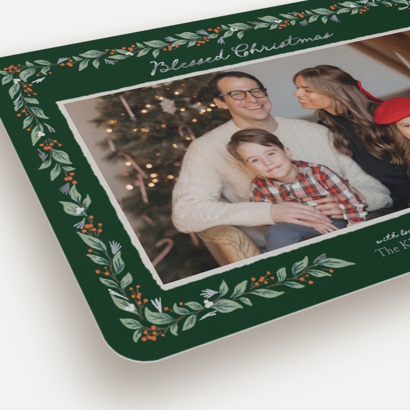 Botanical Frame Holiday Card