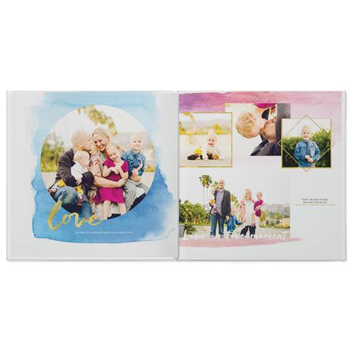 Modern Watercolor Ombre 8x8 undefined  Premium Album