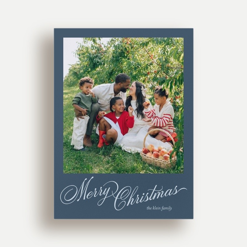 Script Collage Holiday Card