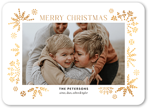 Editable Snowflake Frame