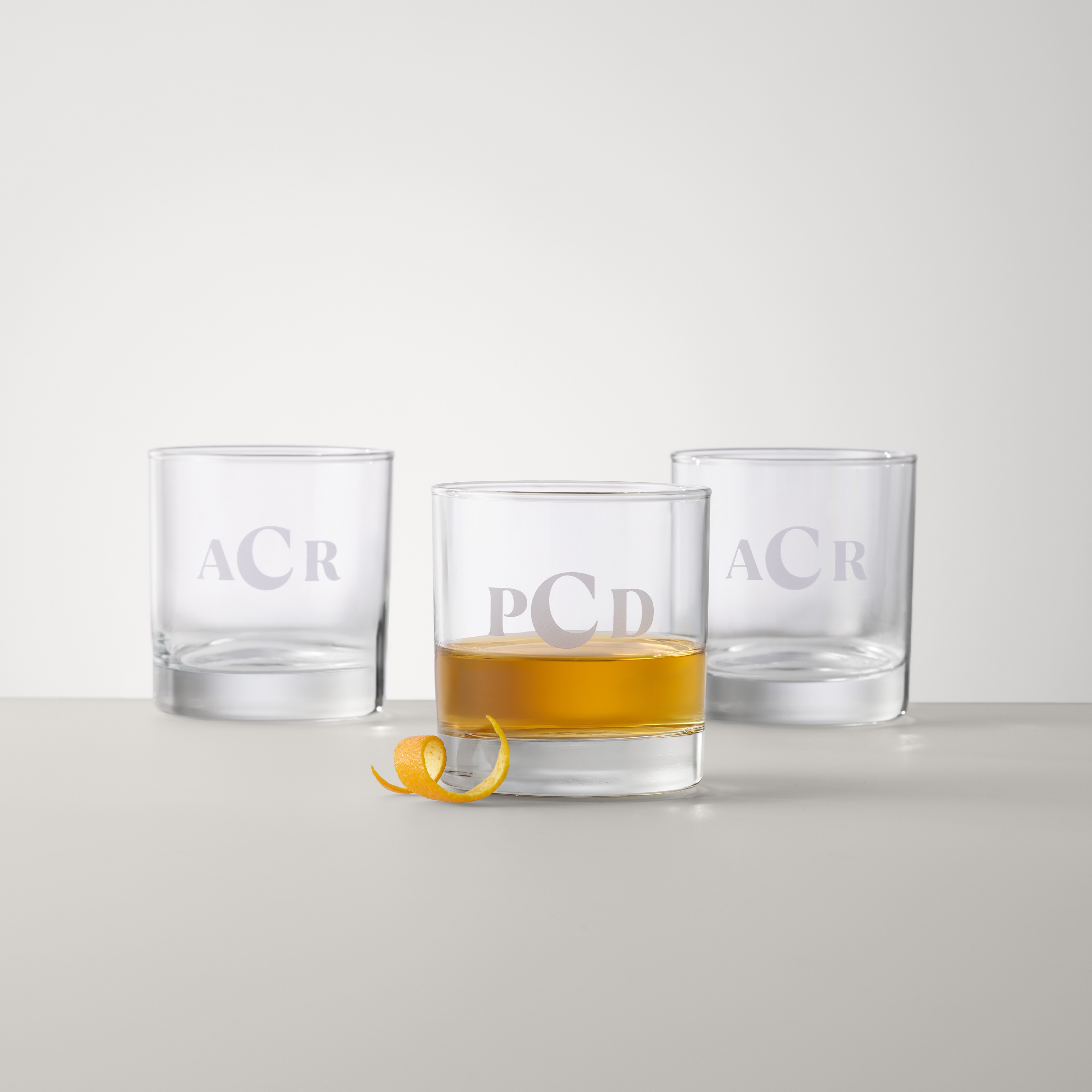 Statement Name Etched Whiskey Glass Statement Name Etched Whiskey Glass