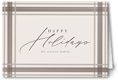 Brushed Plaid Border