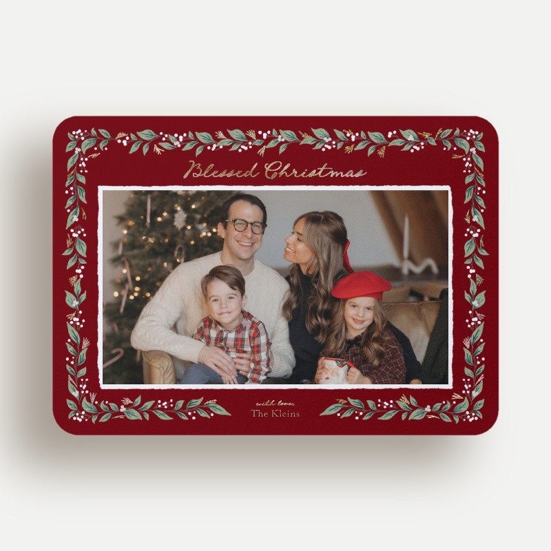 Botanical Frame Holiday Card