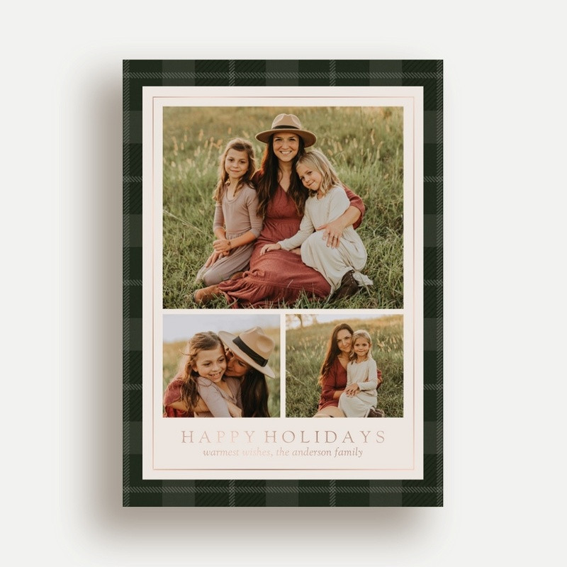 Holiday Cards With Festive Patterns