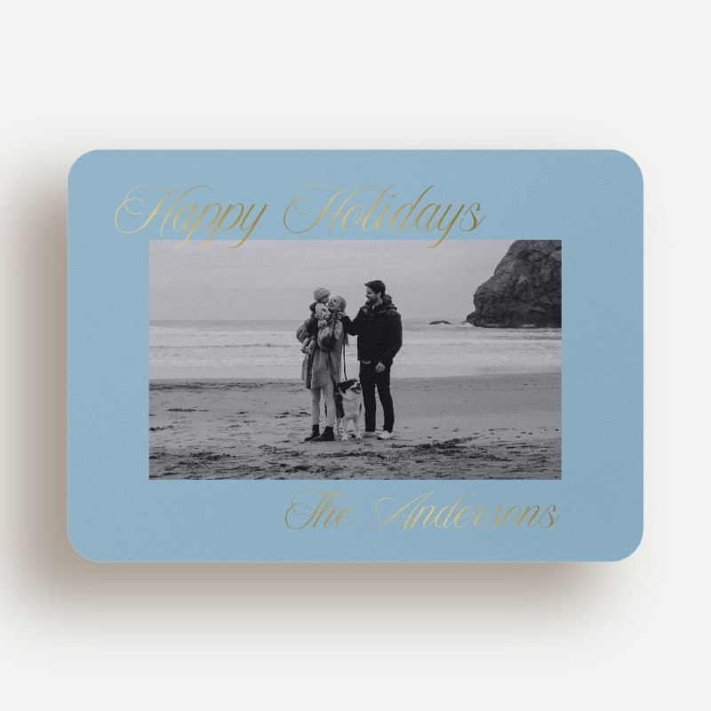 Elegant Signature Holiday Card