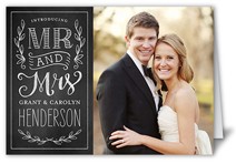 Fun Chalkboard Type 5x7 Folded