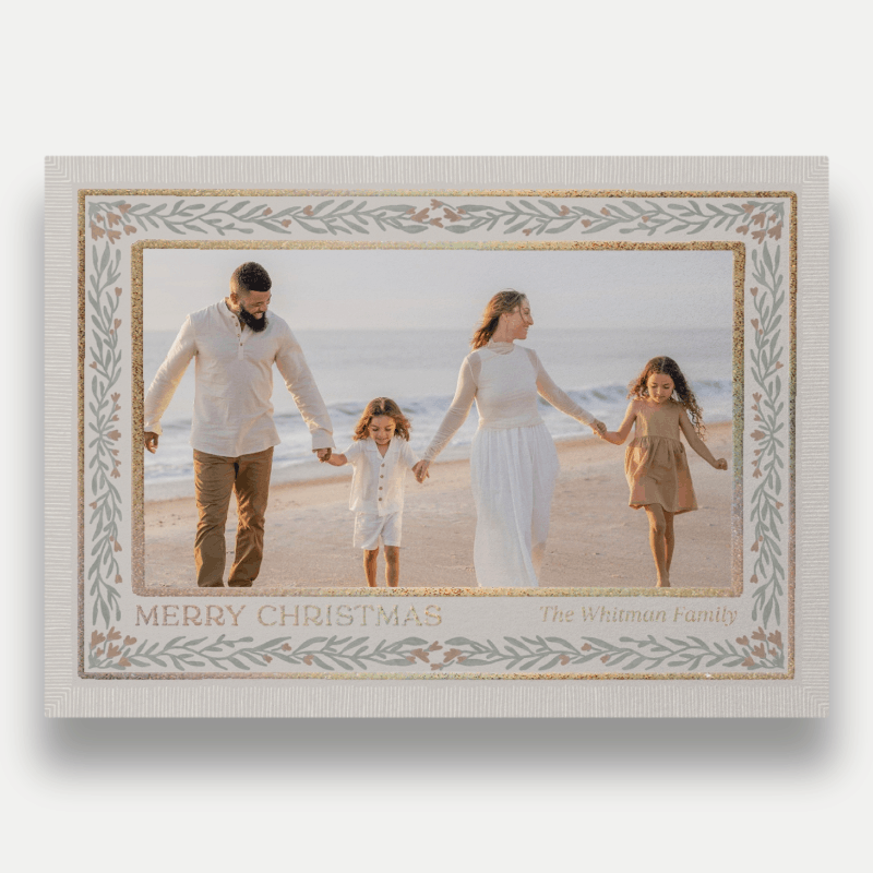 Botanical Vines Holiday Card
