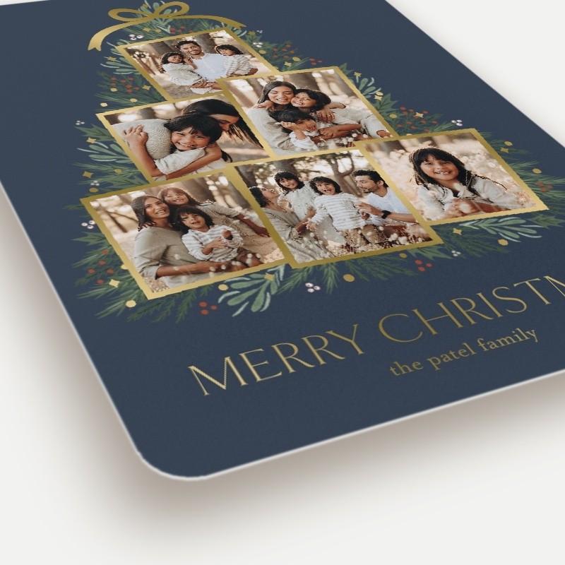 Tree Collage Holiday Card