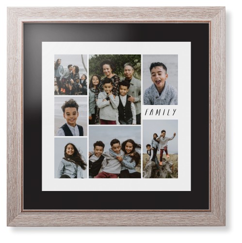 Rustic Picture Gallery Collage Of Seven