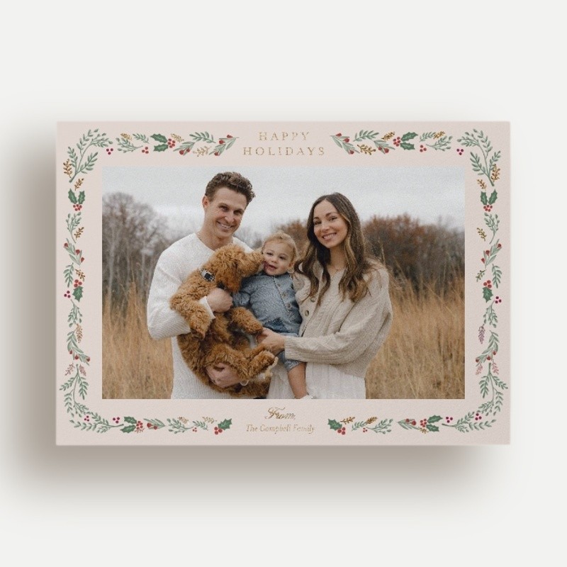 Painted Holly Frame