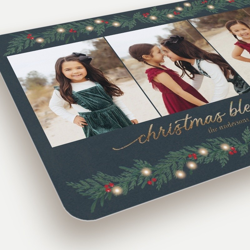 Berry Garland Holiday Card