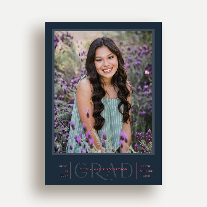 Debossed Foil Graduation Cards