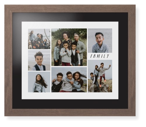Rustic Picture Gallery Collage Of Seven