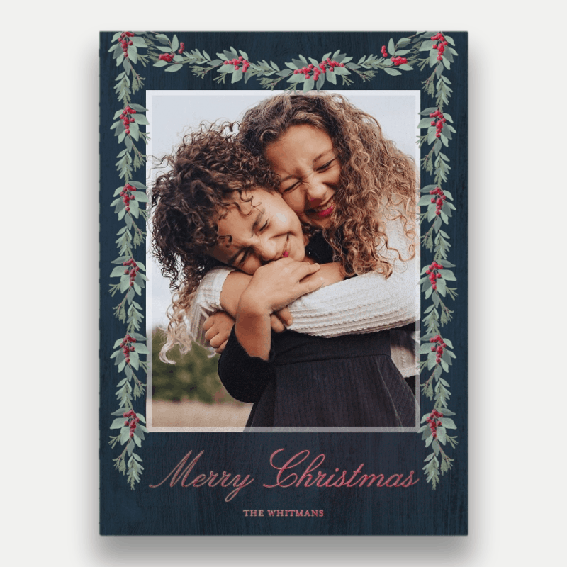 Berry Swag Holiday Card