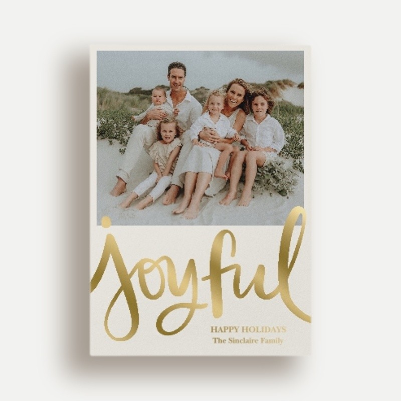 Brushed Joyful