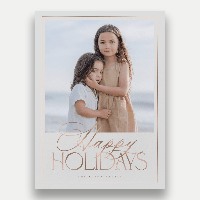 Refined Collage Holiday Card