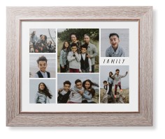 Rustic Picture Gallery Collage Of Seven