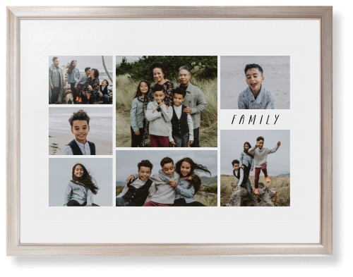 Rustic Picture Gallery Collage Of Seven