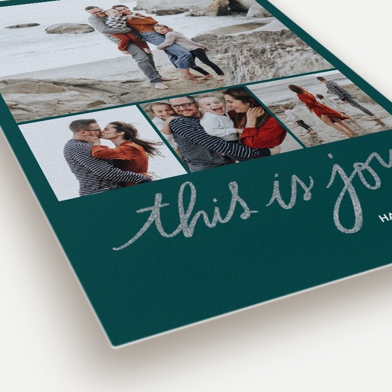 Handwritten Joy Holiday Card