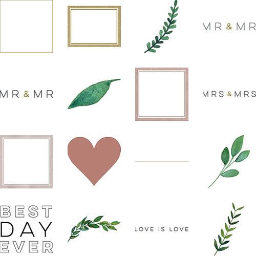 Elegant Wedding Guestbook 11x14 undefined  Premium Album