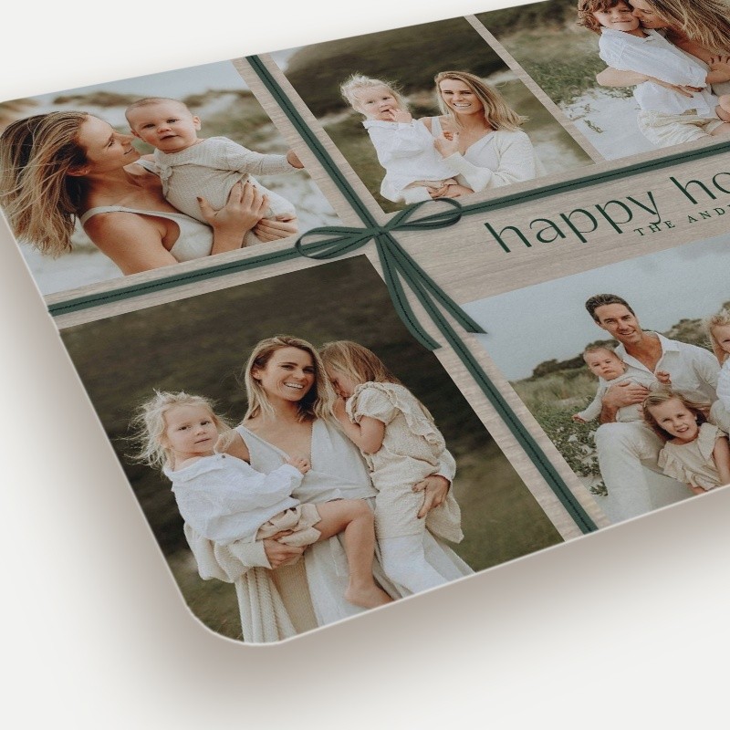 Wrapped Collage Holiday Card