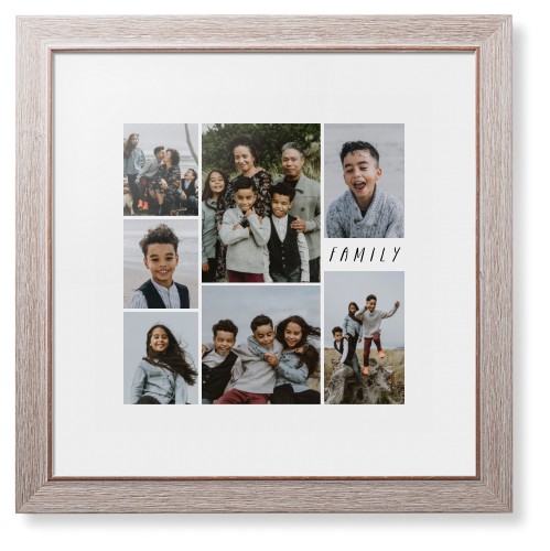 Rustic Picture Gallery Collage Of Seven