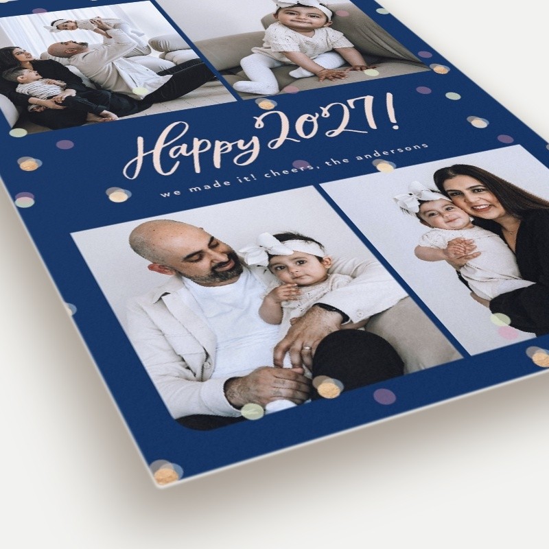 Confetti Moments New Year's Card