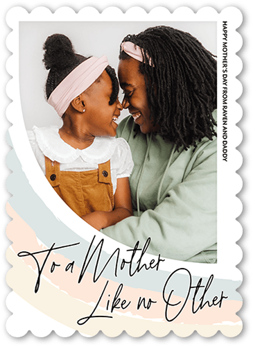 Like No Other 5x7 White  Mother's Day Card