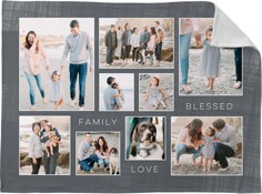 Family Love Blessed Collage