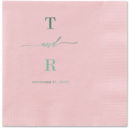 Blush Napkins For Wedding