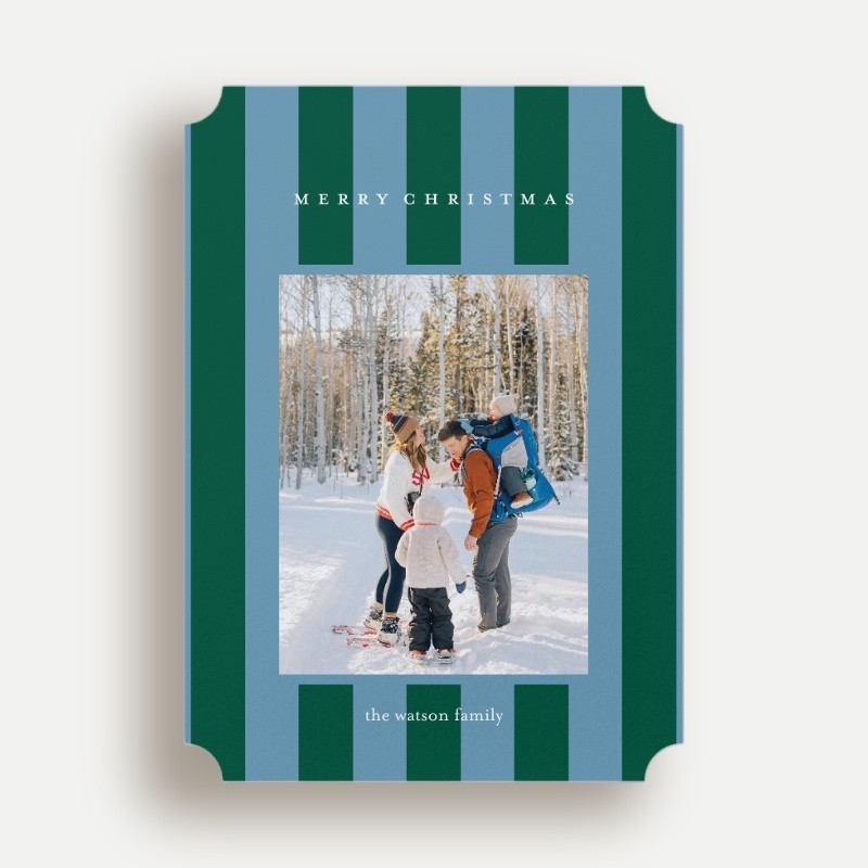 Candy Stripes Holiday Card