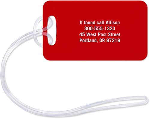 Pets Photo Gallery Horizontal 2x3 Multicolor  Luggage Tag