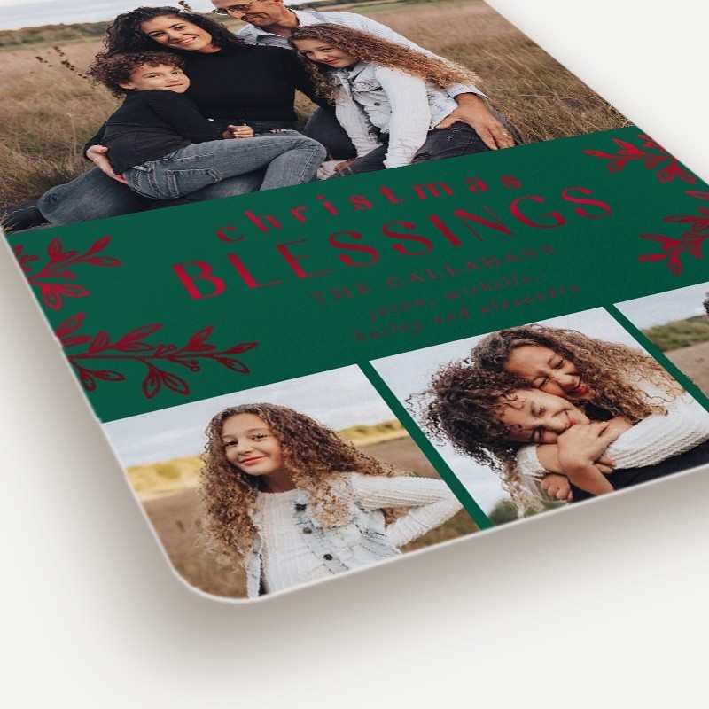 Foliage Frame Holiday Card