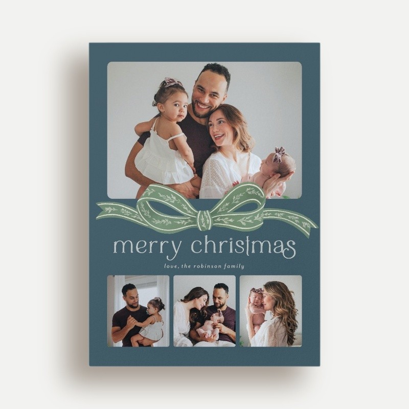 Gorgeous Bow Holiday Card