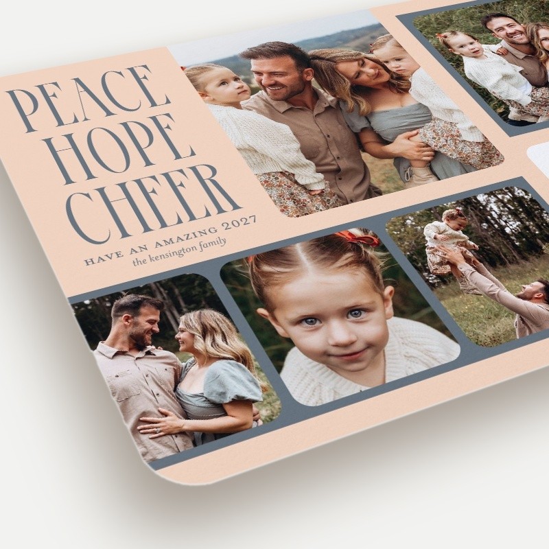 Modern Memories Holiday Card