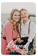 Blessed Script Portrait