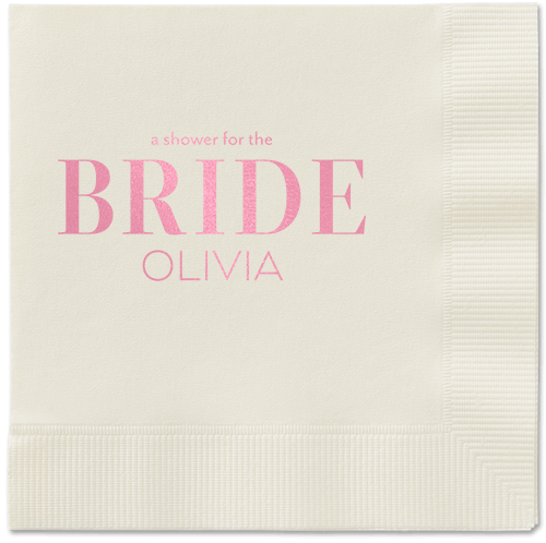 Pink Wedding Napkins