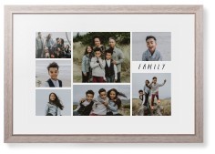 Rustic Picture Gallery Collage Of Seven