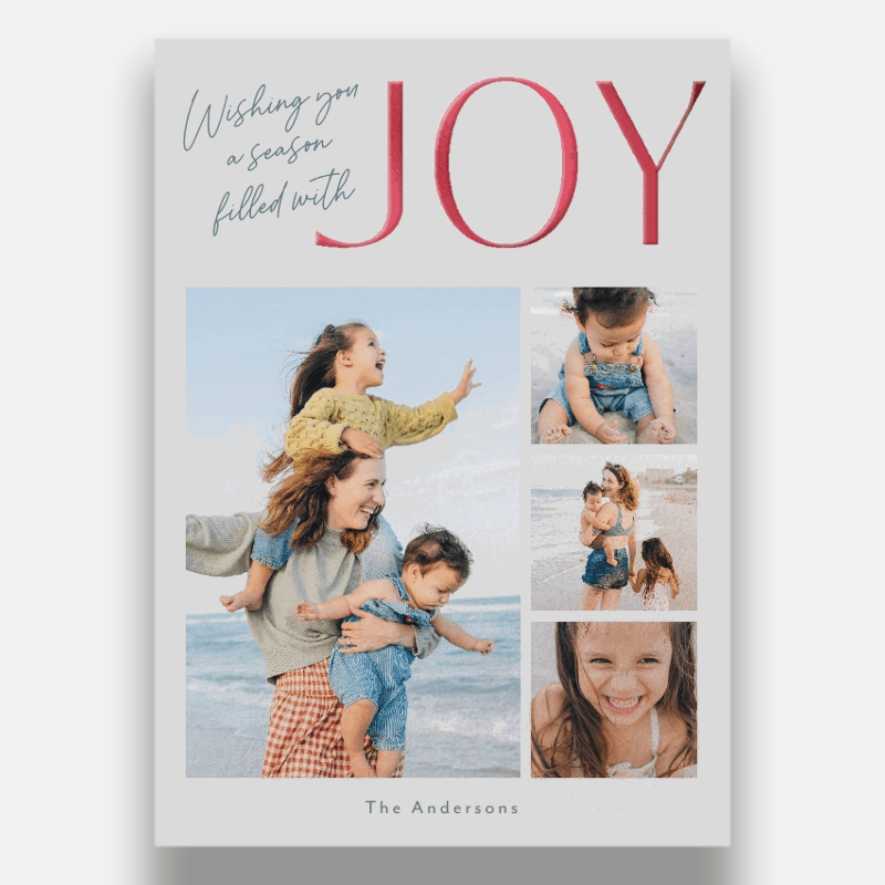 Wishing Joy Holiday Card