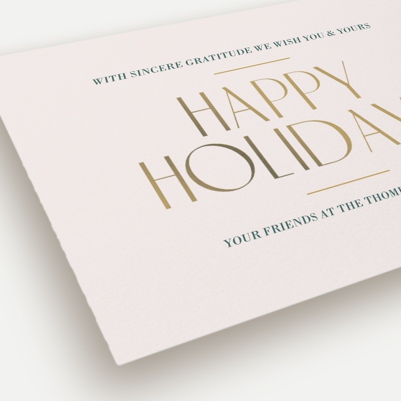 Celebrating Gratitude Holiday Card