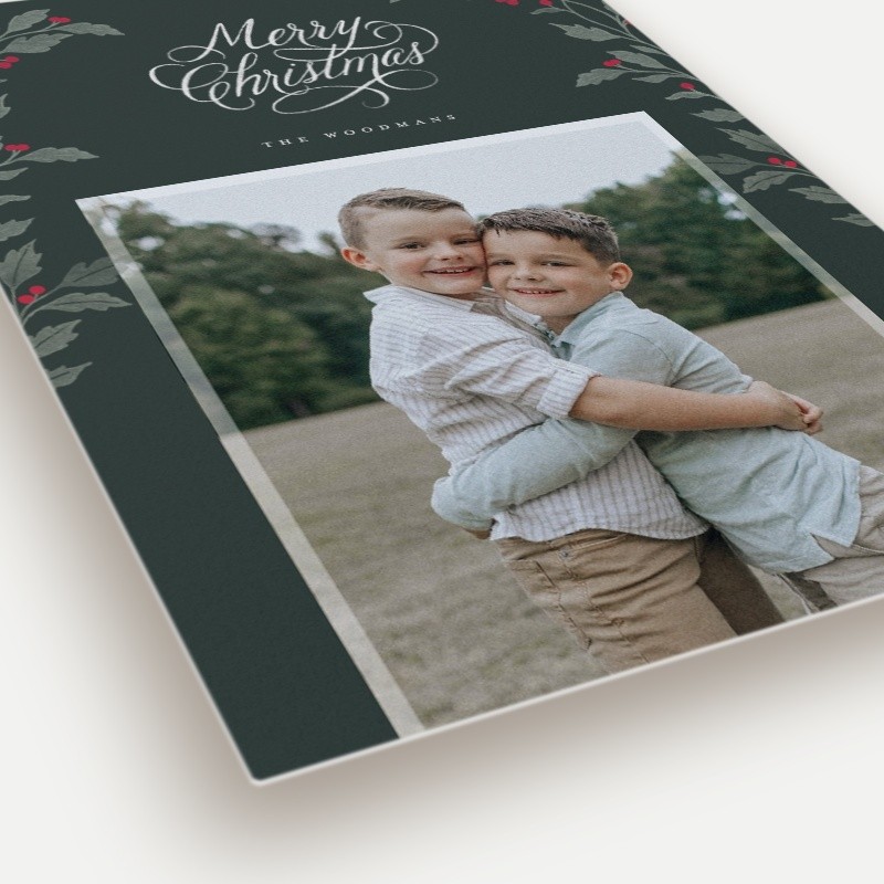Botanical Collage Holiday Card