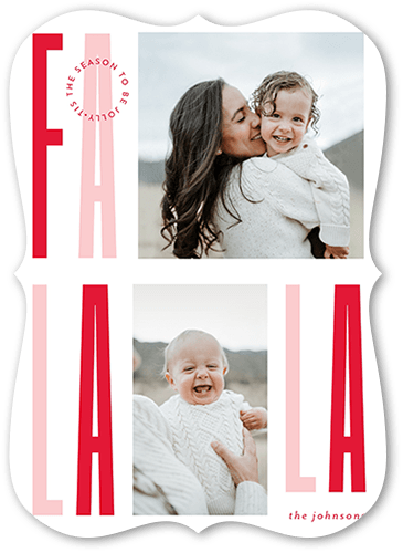 Fun Occasion 5x7 White  Holiday Card