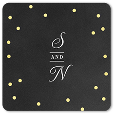 Dazzling Script Confetti